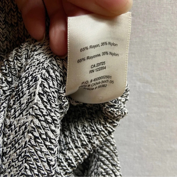 Wilfred Aritzia Palmier Grained Gray Tunic Sleeveless Side Slit Sweater Sz XS - Picture 9 of 11